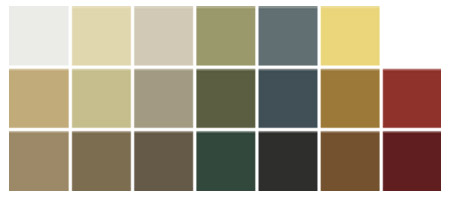 Aluminum Siding Colors Chart